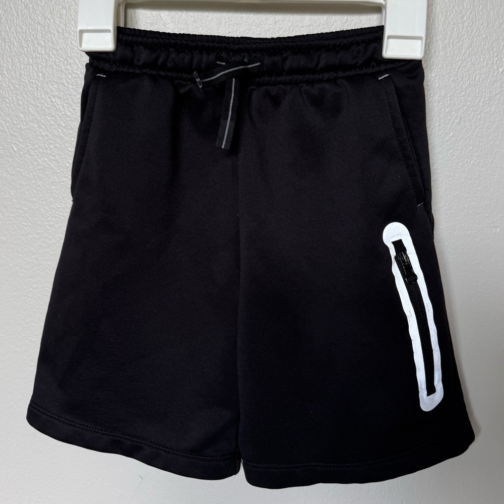 Athletic Works Black Shorts with White Accent 4T